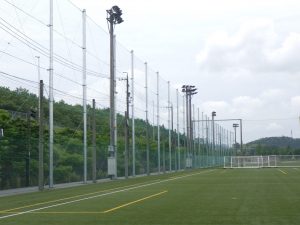 伊勢フットボールヴィレッジ C・Dピッチ防球ネット増設工事